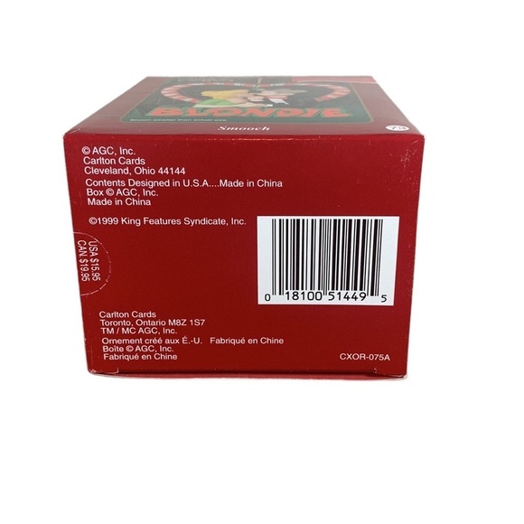 Vintage 1999 - Heirloom Collection Blonde Smooch Christmas Holiday Ornament - Picture 12 of 12